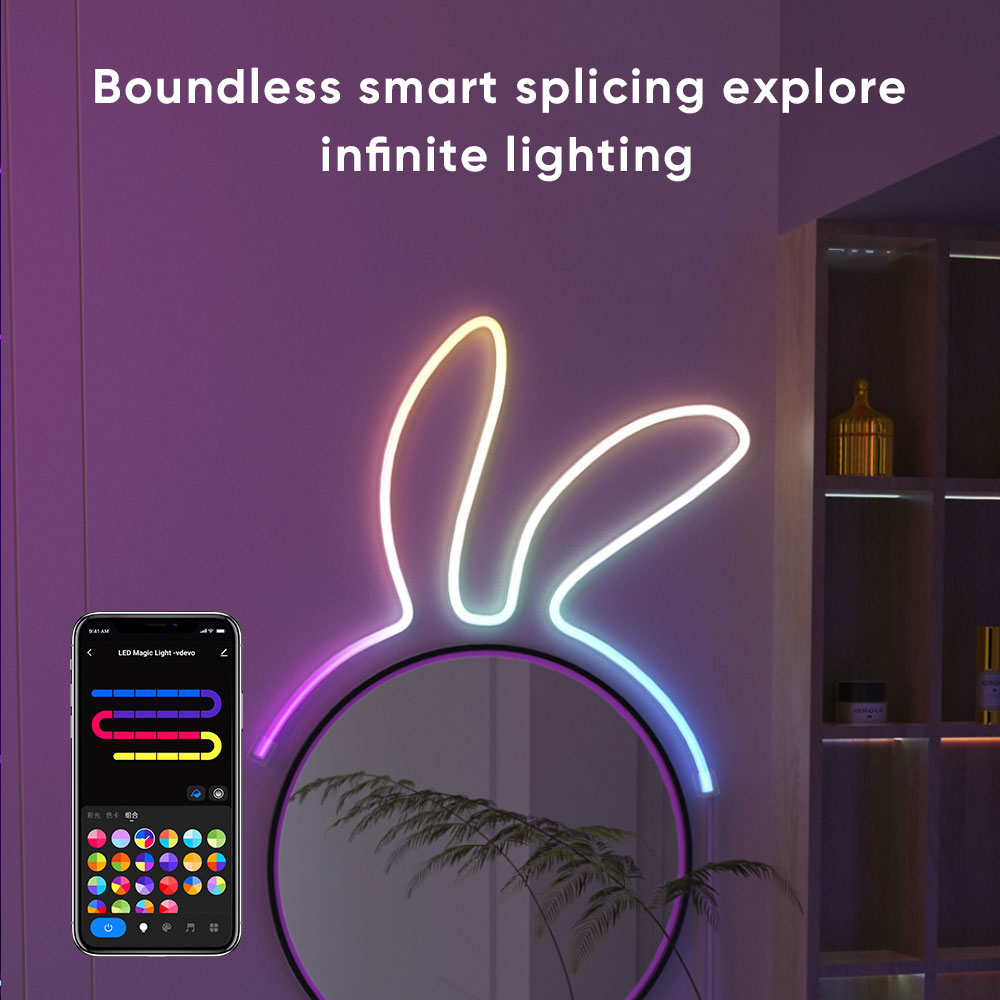 Bande lumineuse LED Intelligente – Éclairage Personnalisé et Connecté