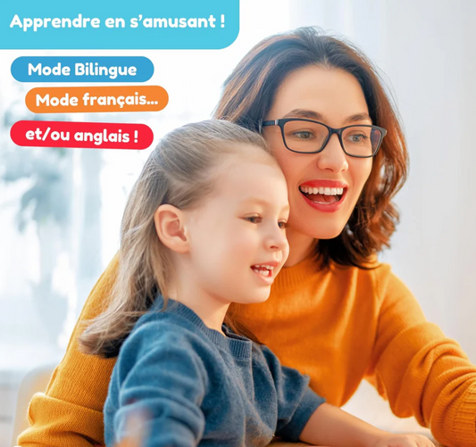 Cartes Parlantes Éducatives Bilingues Français et Anglais (Avec Cadeau Offert🎁)