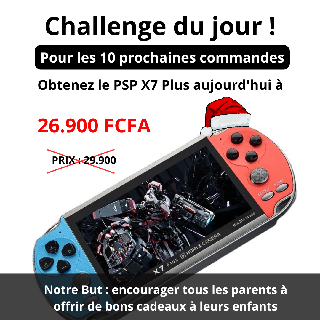 Console de Jeux PSP X7 Plus Portable - L'expérience ultime du jeu vidéo