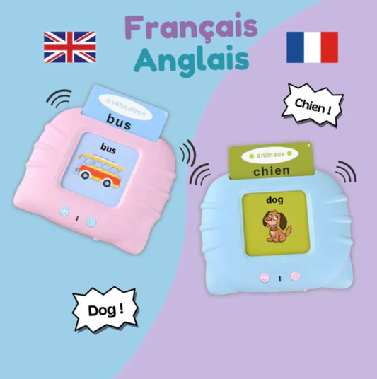 Cartes Parlantes Éducatives Bilingues Français et Anglais (Avec Cadeau Offert🎁)
