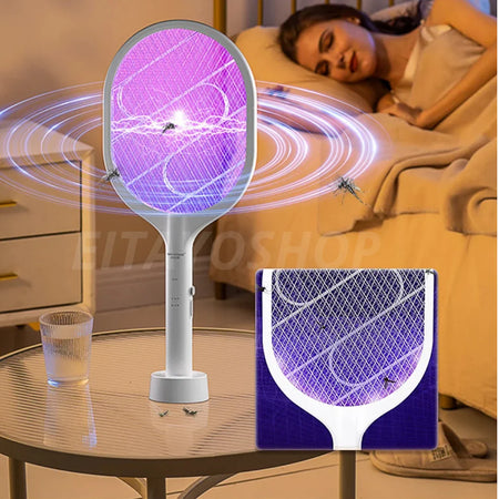 Raquette Électrique Anti‑Moustiques