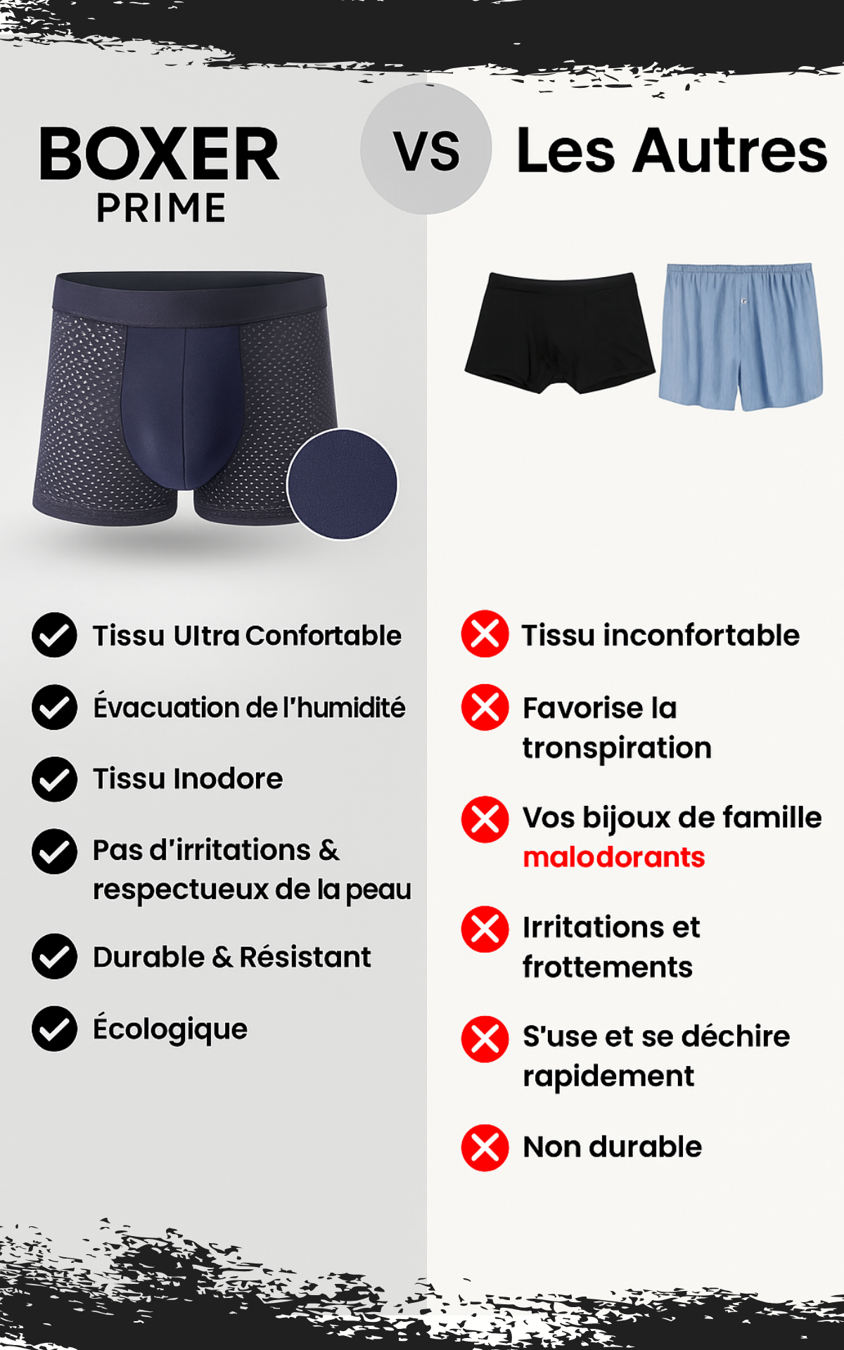 [OFFRE VIP] Boxers Respirant Premium™ - Confort total pour hommes exigeants