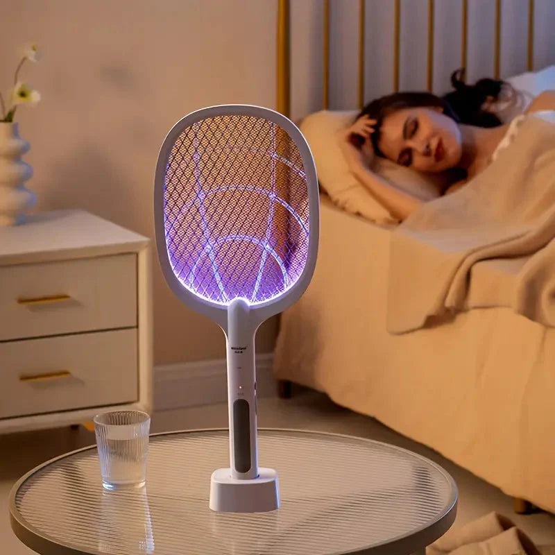 🦟 Tueur de moustiques électrique 2 en 1 – Rechargeable & Écologique