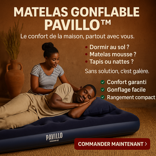 Matelas Gonflable Ultra-Confort – Dormez où vous voulez, comme à la maison