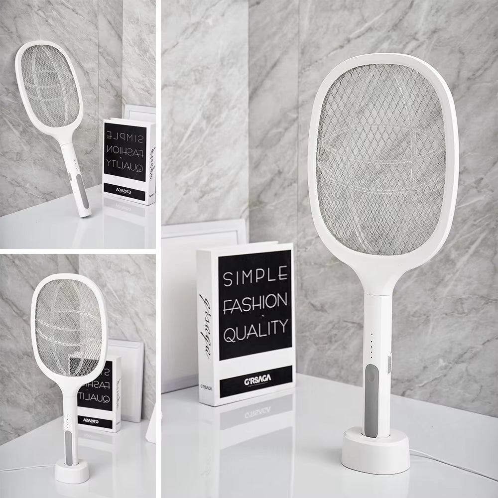🦟 Tueur de moustiques électrique 2 en 1 – Rechargeable & Écologique
