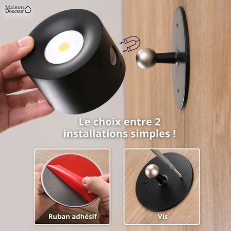 Lampe murale LED sans fil