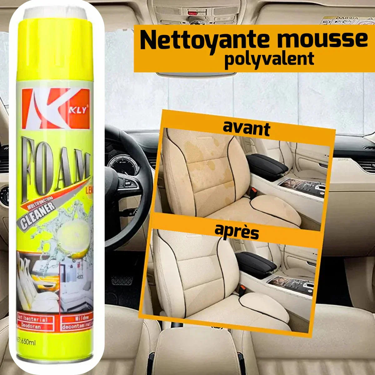Foam Cleaner™ - Mousse Nettoyante Multifonction