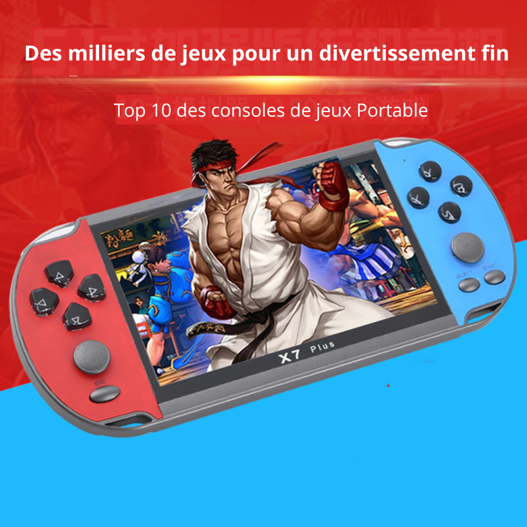 Console de Jeux PSP X7 Plus Portable Avec 1000 Jeux™ Meilleurs vente